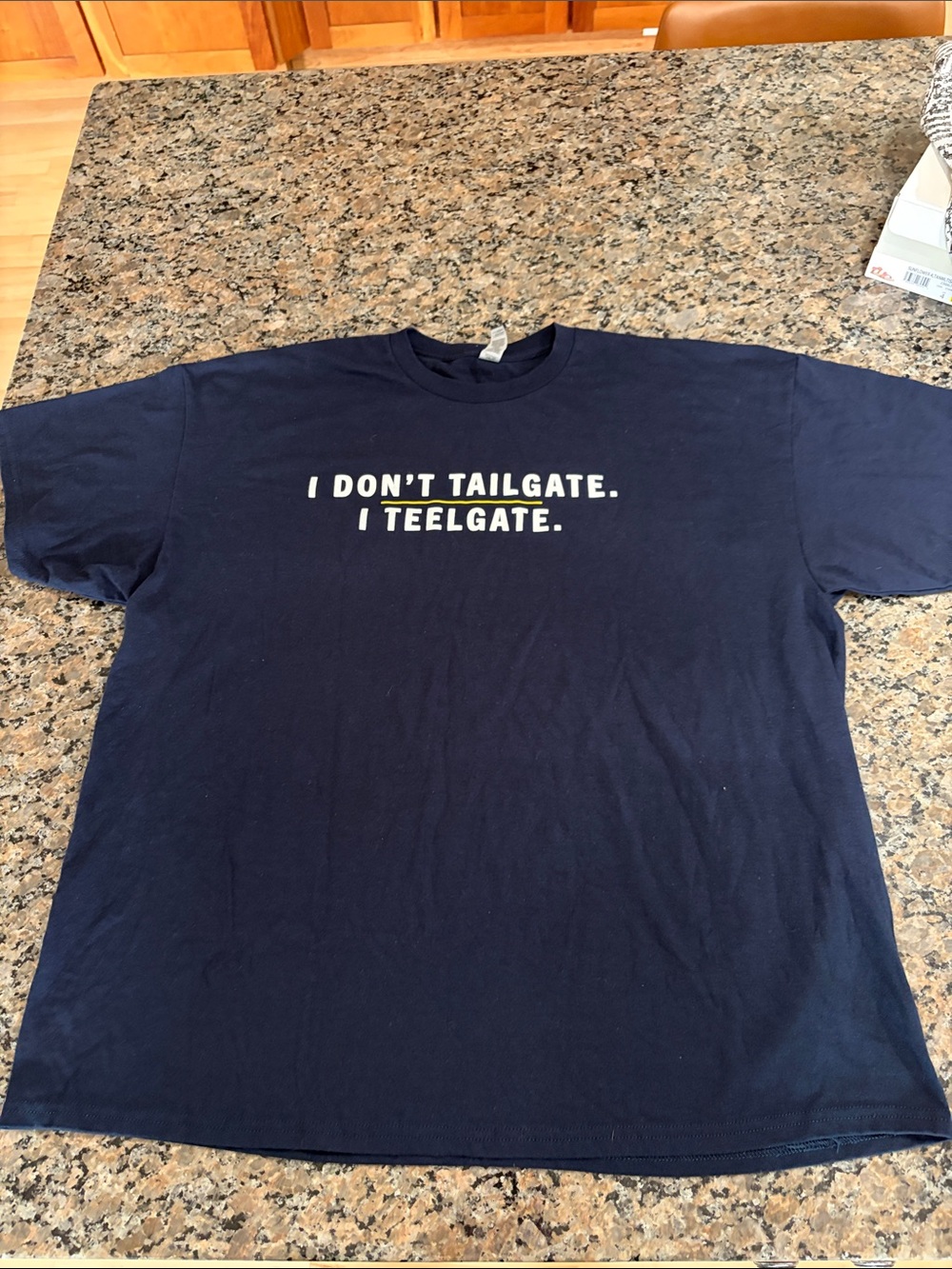 Teeling Whiskey & Notre Dame Tee Shirt - "I DON'T TAILGATE. I TEELGATE."